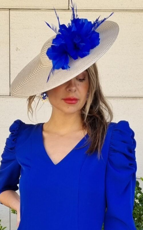Alternative view of Tocado Andrea Azul
