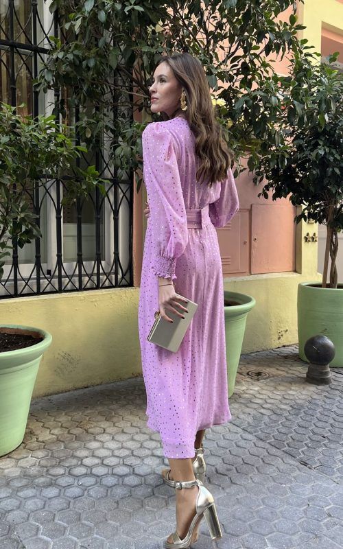 Vestido Gasa Carlota Rosa - Imagen 2