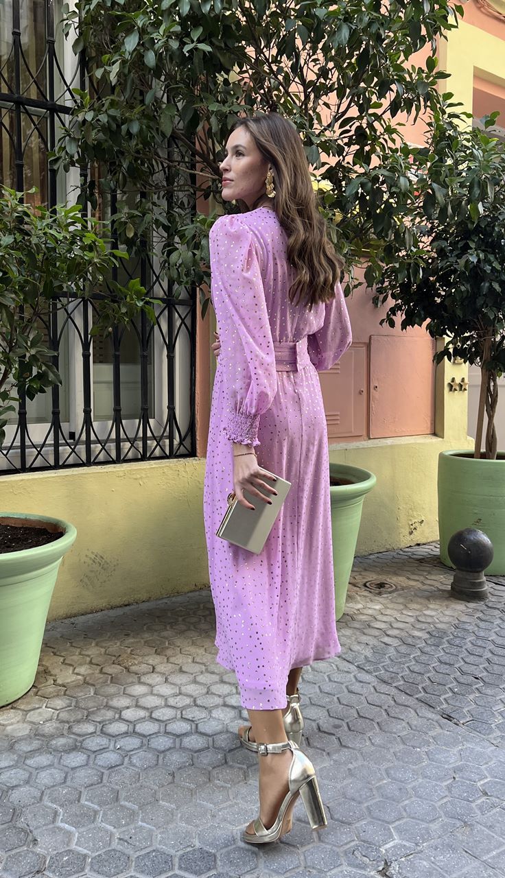 Vestido Gasa Carlota Rosa - Imagen 2