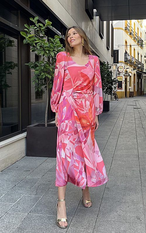 Vestido estampado Constanza