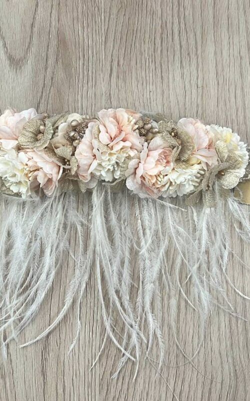 aplique de flores para vestido de novia