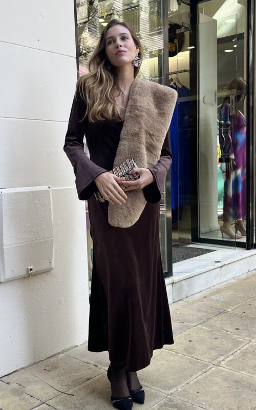 Vestido terciopelo Bruna - Imagen 3