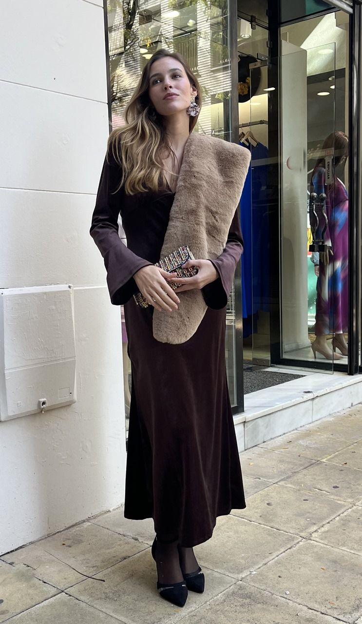 Vestido terciopelo Bruna - Imagen 3