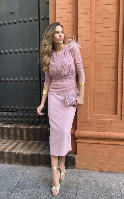 Vestido Valentina aguamarina