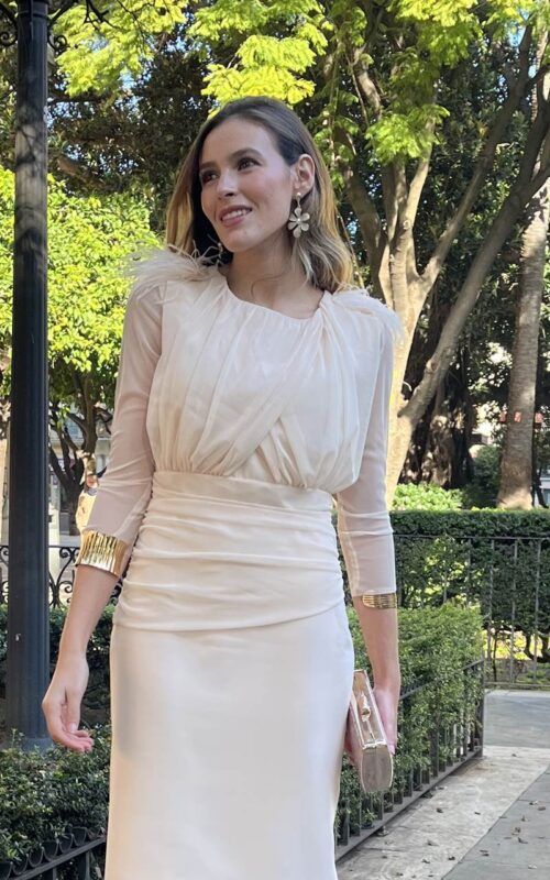 Vestido Valentina vainilla - Imagen 3