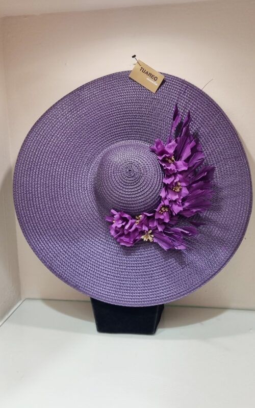 Tocado Silvia morado
