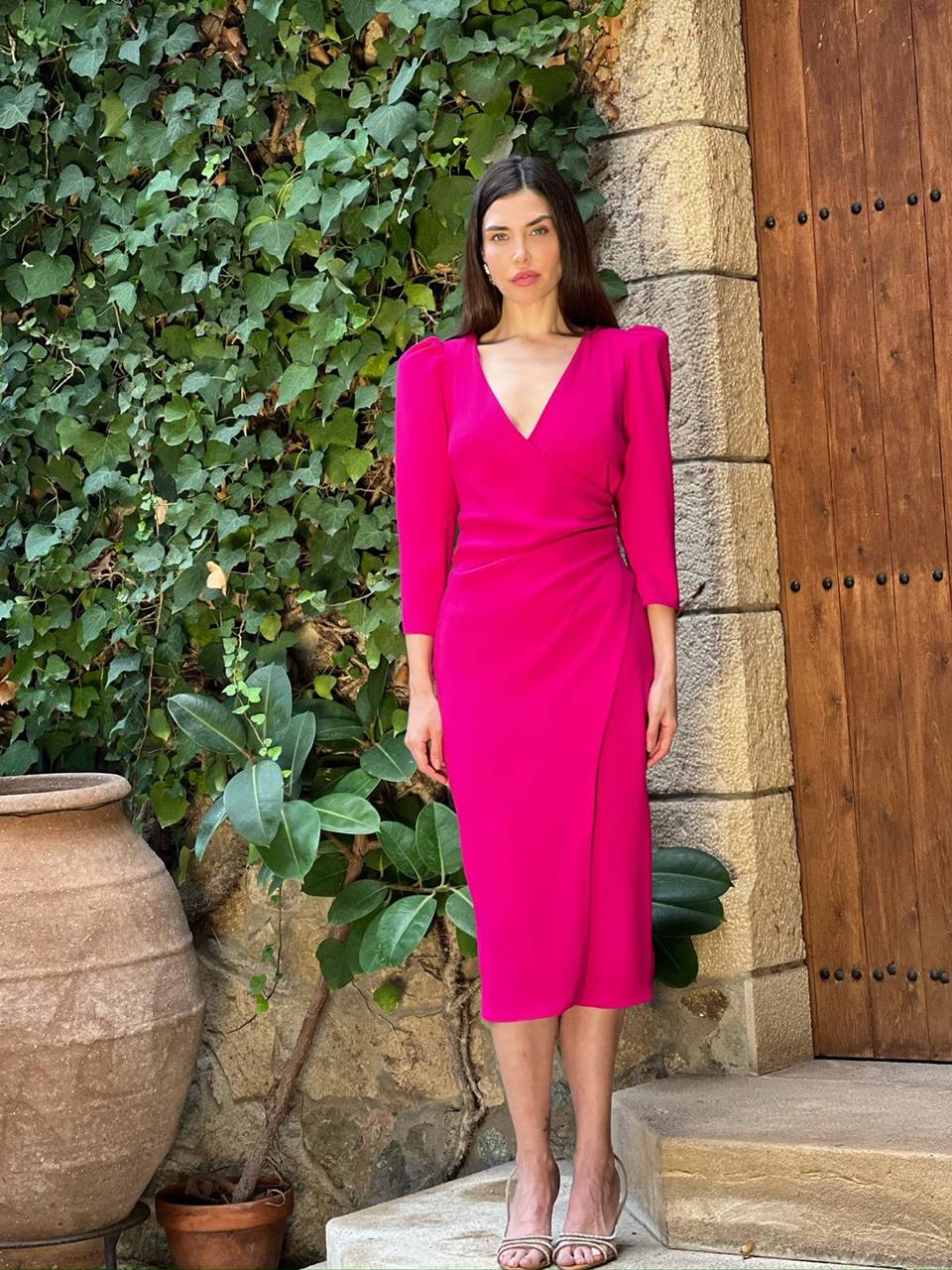 Vestido cruzado Marinela