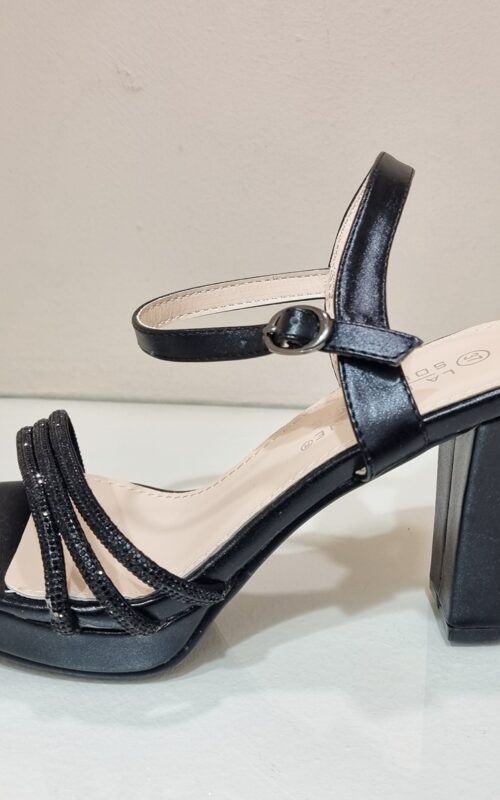 Sandalias negras Milán - Imagen 2