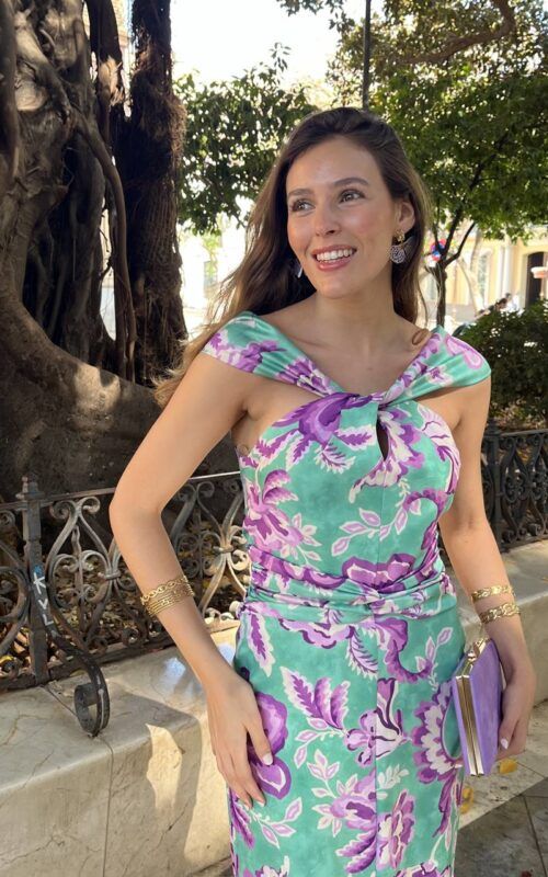Vestido estampado Tavira - Imagen 2