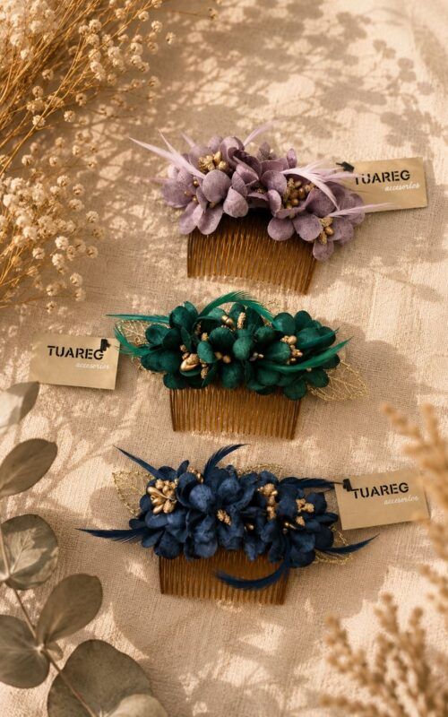 peinecillos de flores
