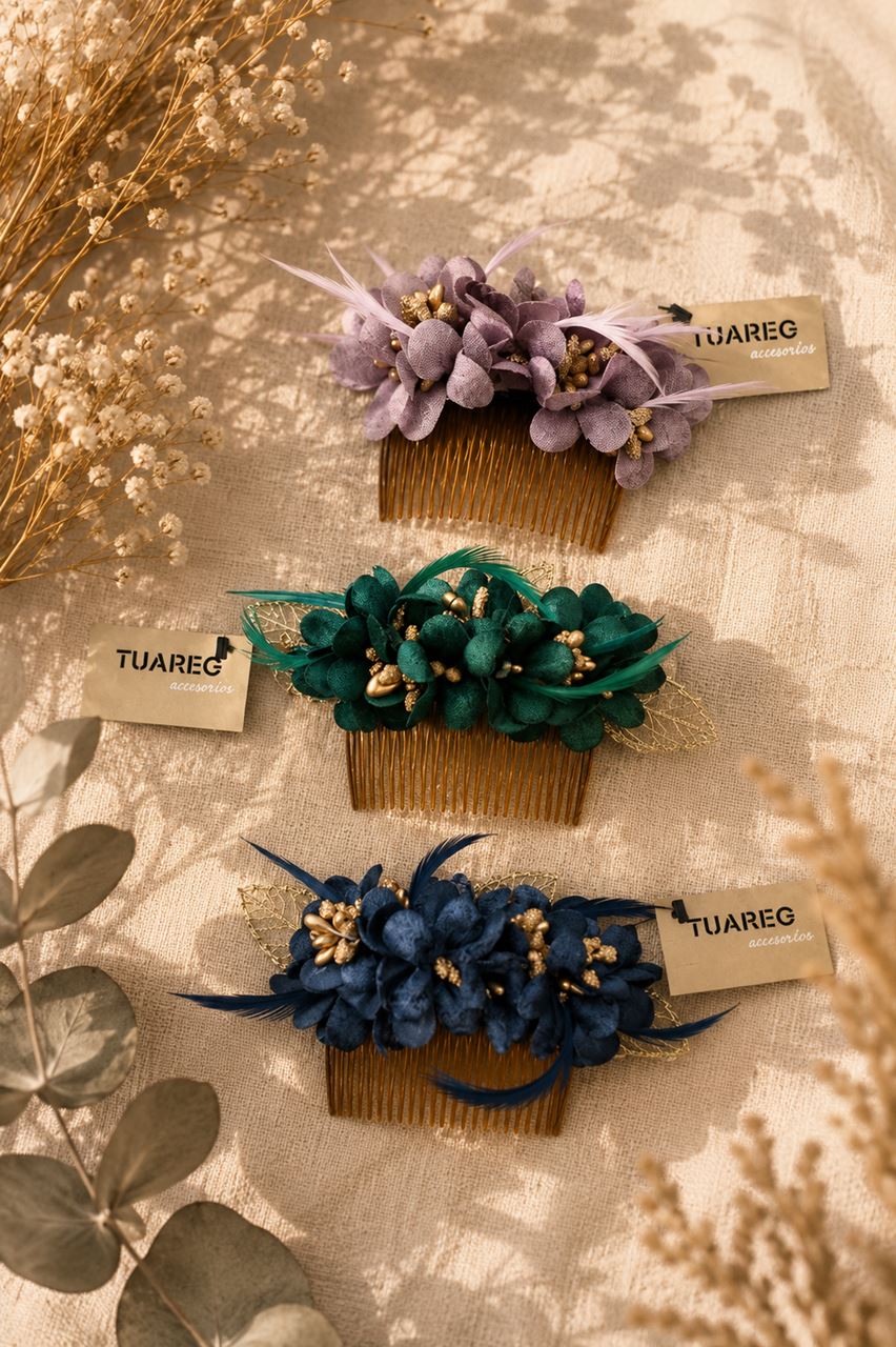 peinecillos de flores