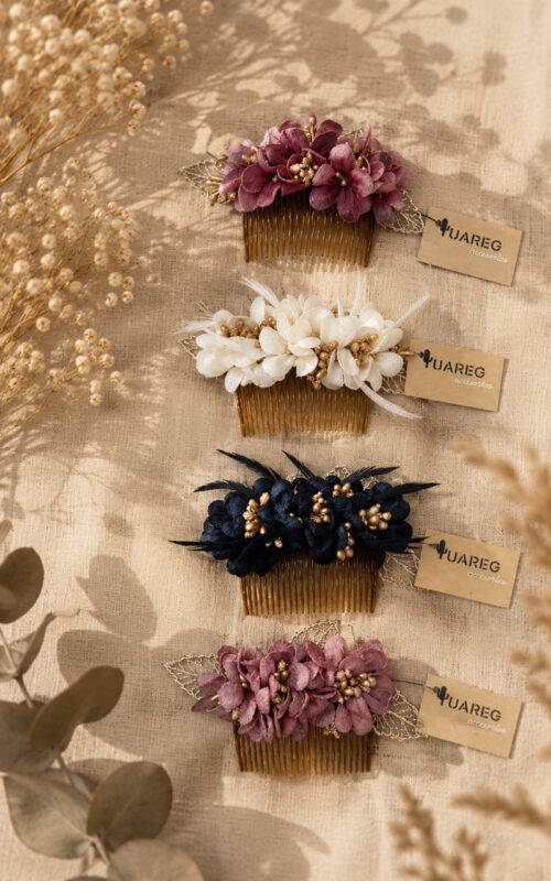peinecillos de flores