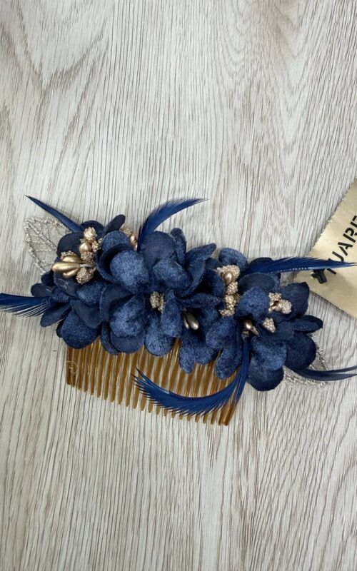peinecillo de flores para el pelo