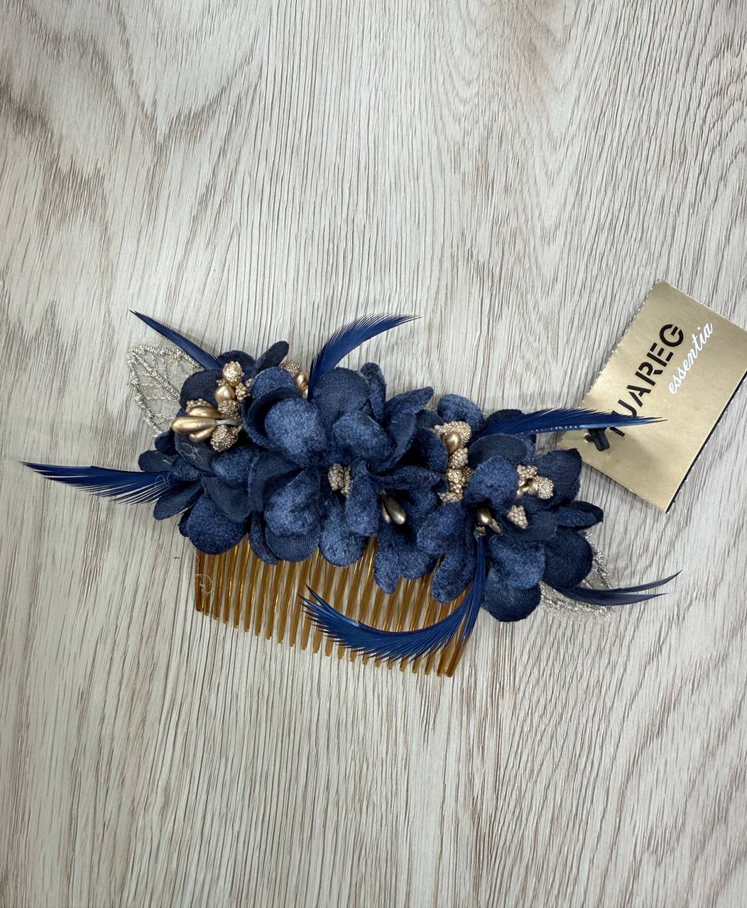 peinecillo de flores para el pelo