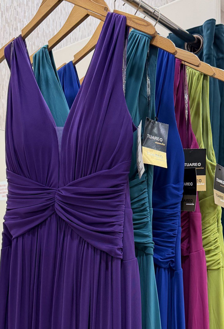 vestido largo morado, azul , lima o buganvilla para graduaciones y bodas
