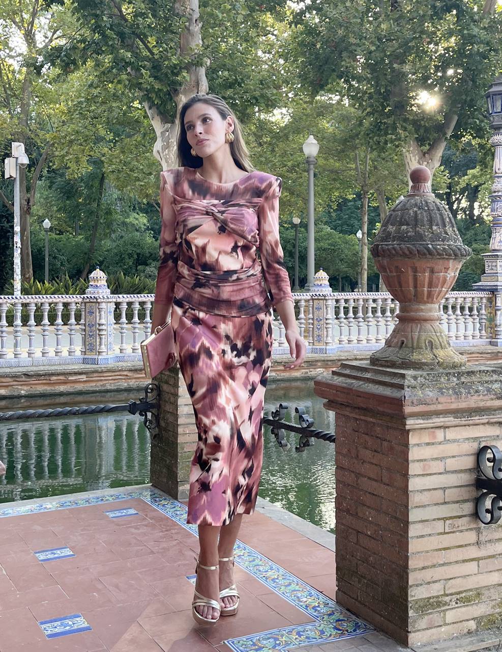 Vestido estampado Kandy