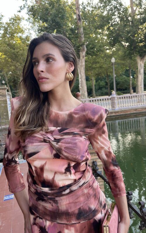 Vestido estampado Kandy - Imagen 4