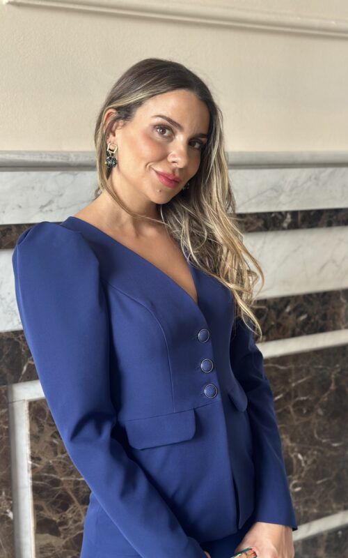 Traje pantalón Lionel azul - Imagen 4