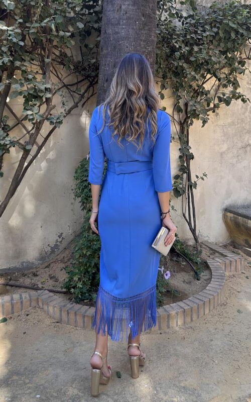 Vestido flecos Hortensia - Imagen 3