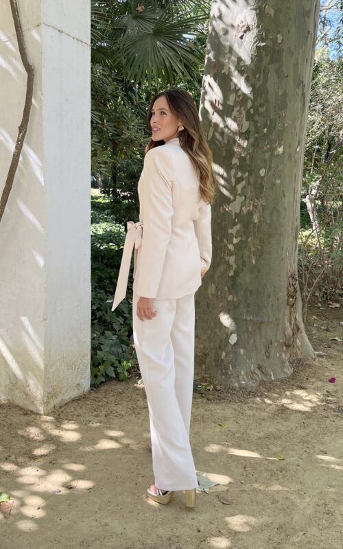 Traje pantalón marfil Montreal - Imagen 2
