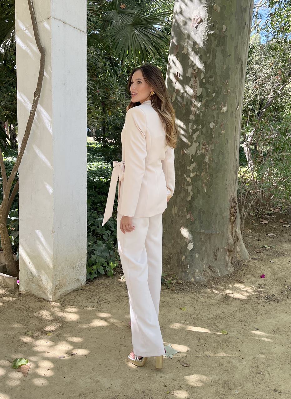 Traje pantalón marfil Montreal - Imagen 2