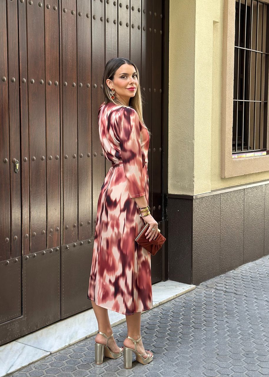 Vestido raso Eugenia - Imagen 2