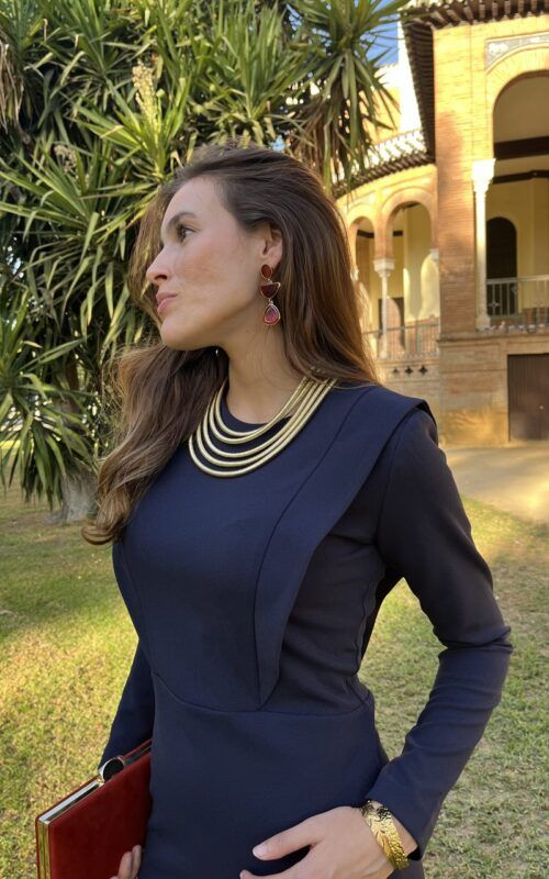 Vestido solapa Lucille - Imagen 4