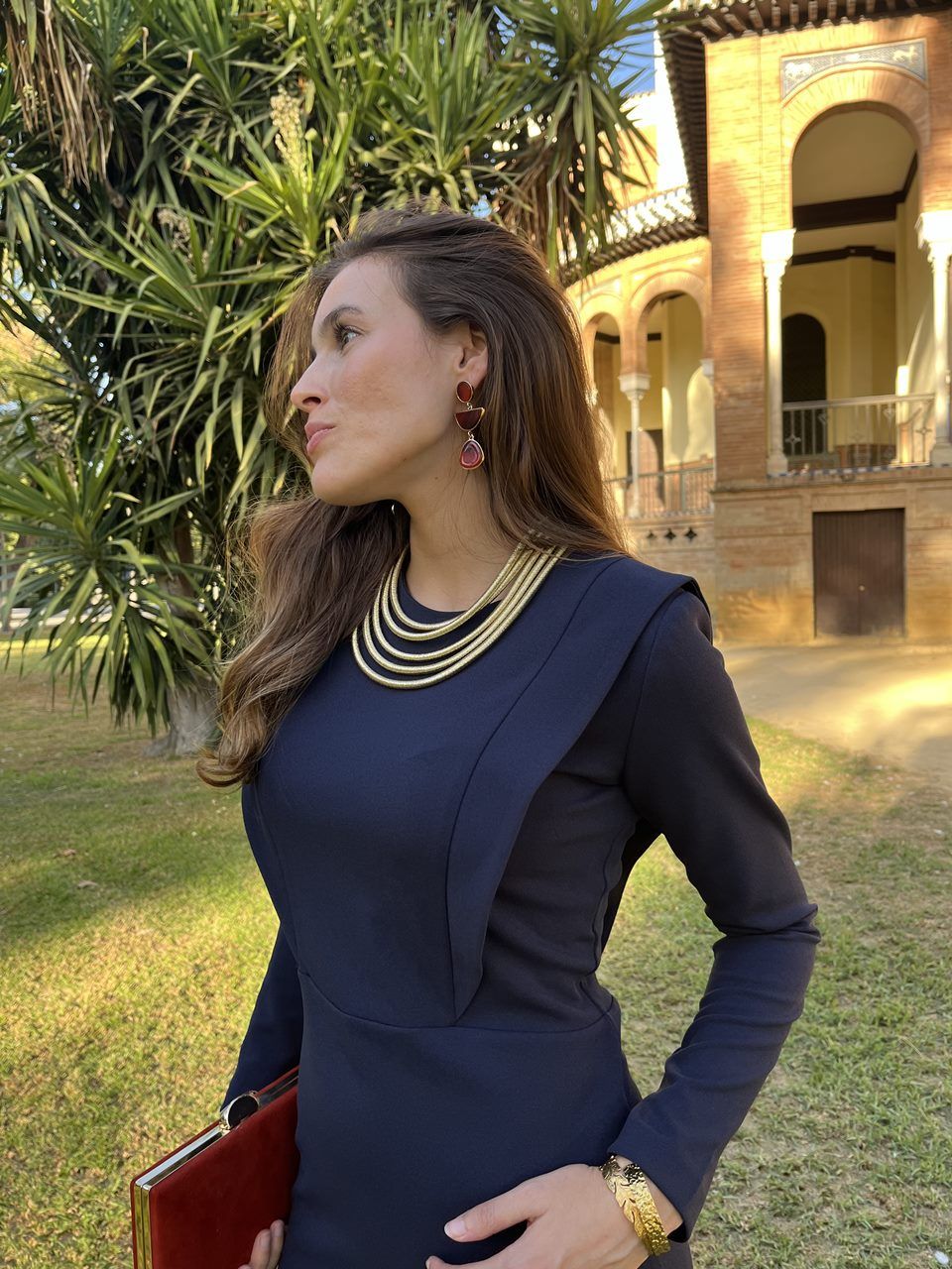 Vestido solapa Lucille - Imagen 4