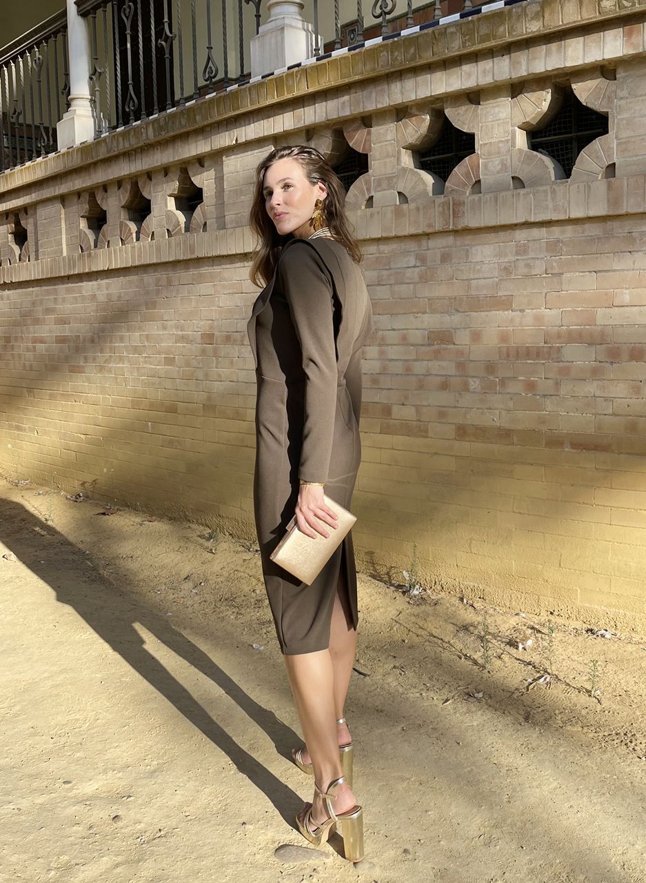 Vestido solapa Lucille - Imagen 7