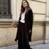 kimono y pantalón de terciopelo