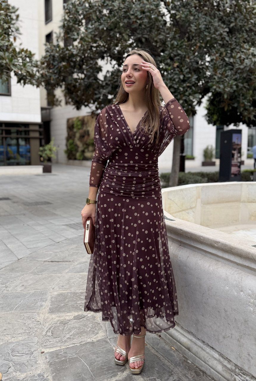 vestido-tul-vuelo-berenjena-beige-topos-tuareg-modas