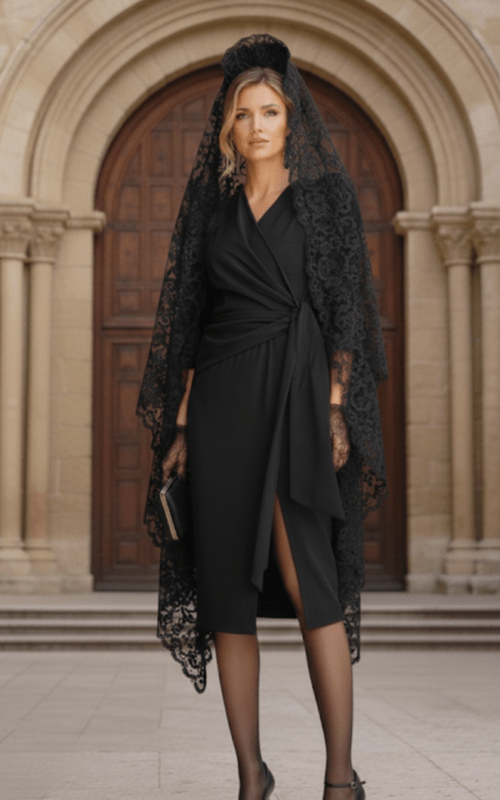 Vestido negro Marta - Imagen 3