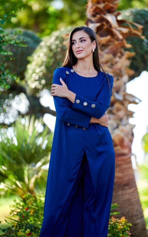 Conjunto túnica azul Susana - Imagen 2