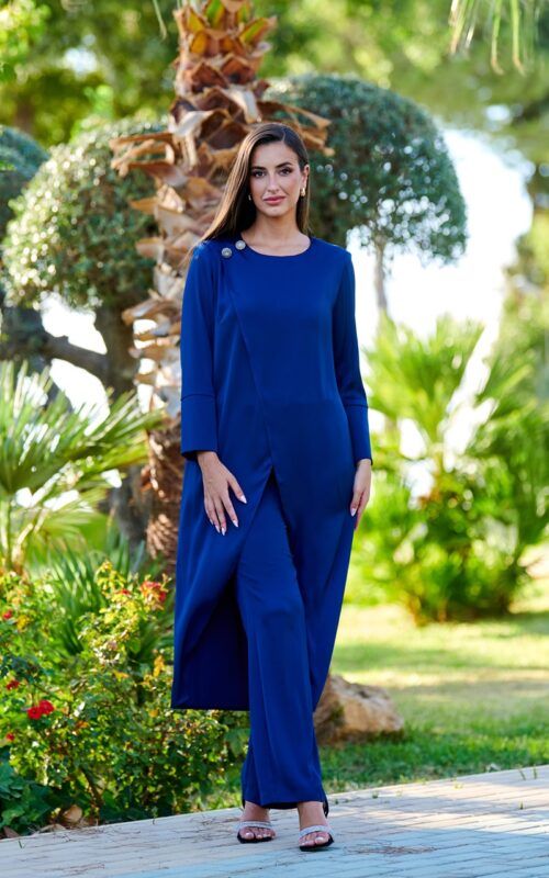 Conjunto túnica azul Susana