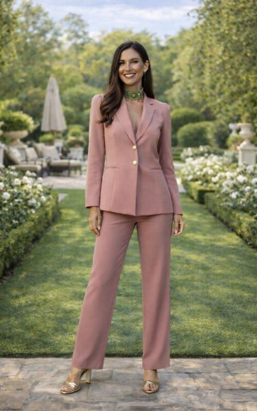 Traje pantalón Patricia Rosa
