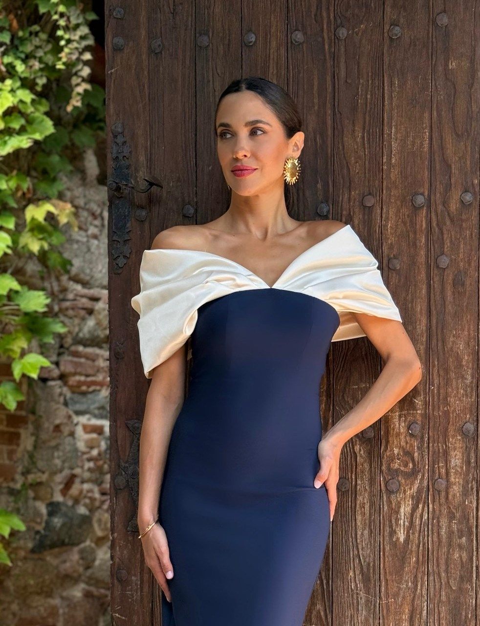 Vestido Paloma azul marino - Imagen 2