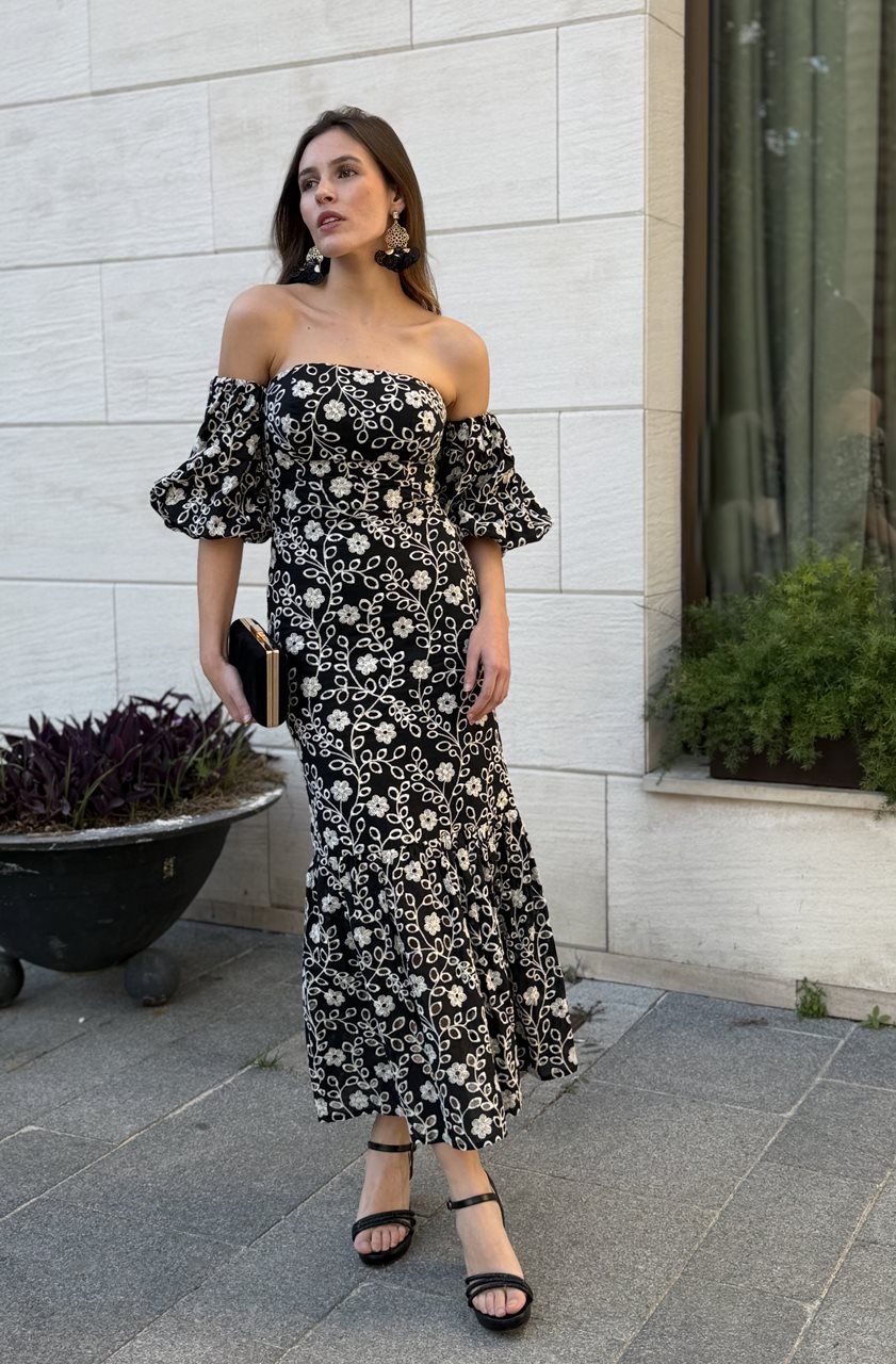Vestido Magnolia noir - Imagen 3