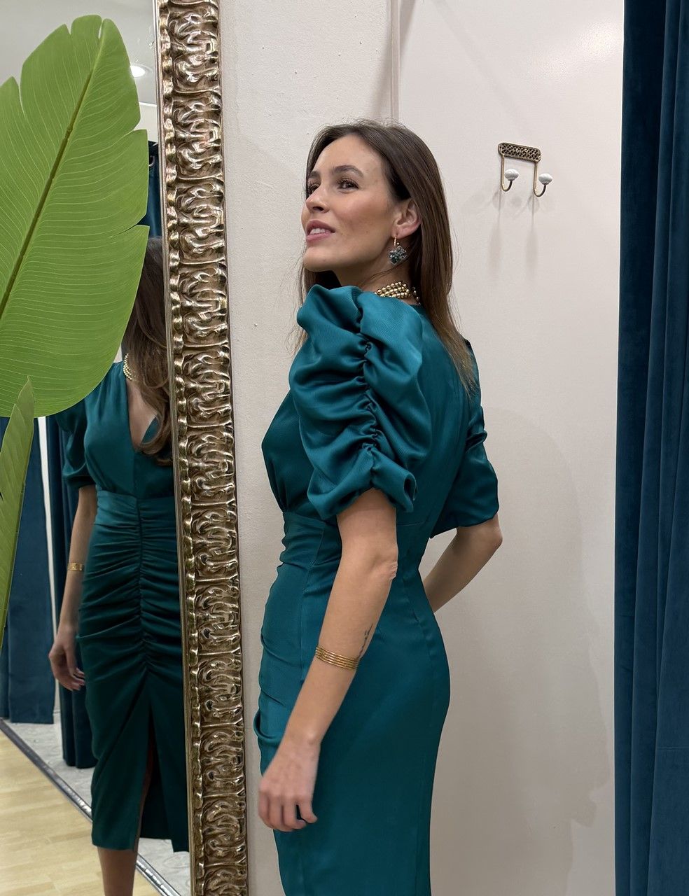 Vestido raso Flavia - Imagen 3