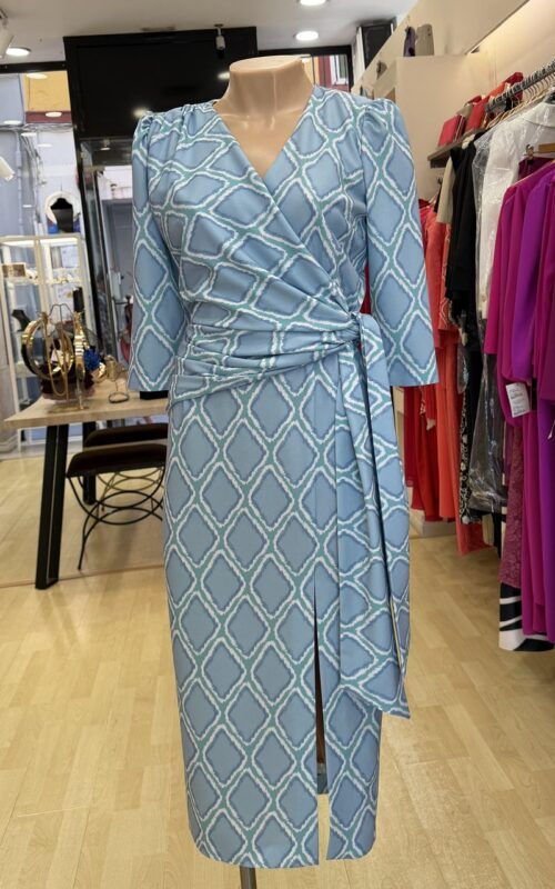 vestido midi para invitada a comuniones y bautizos