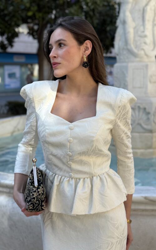 Vestido Baviera marfil - Imagen 3