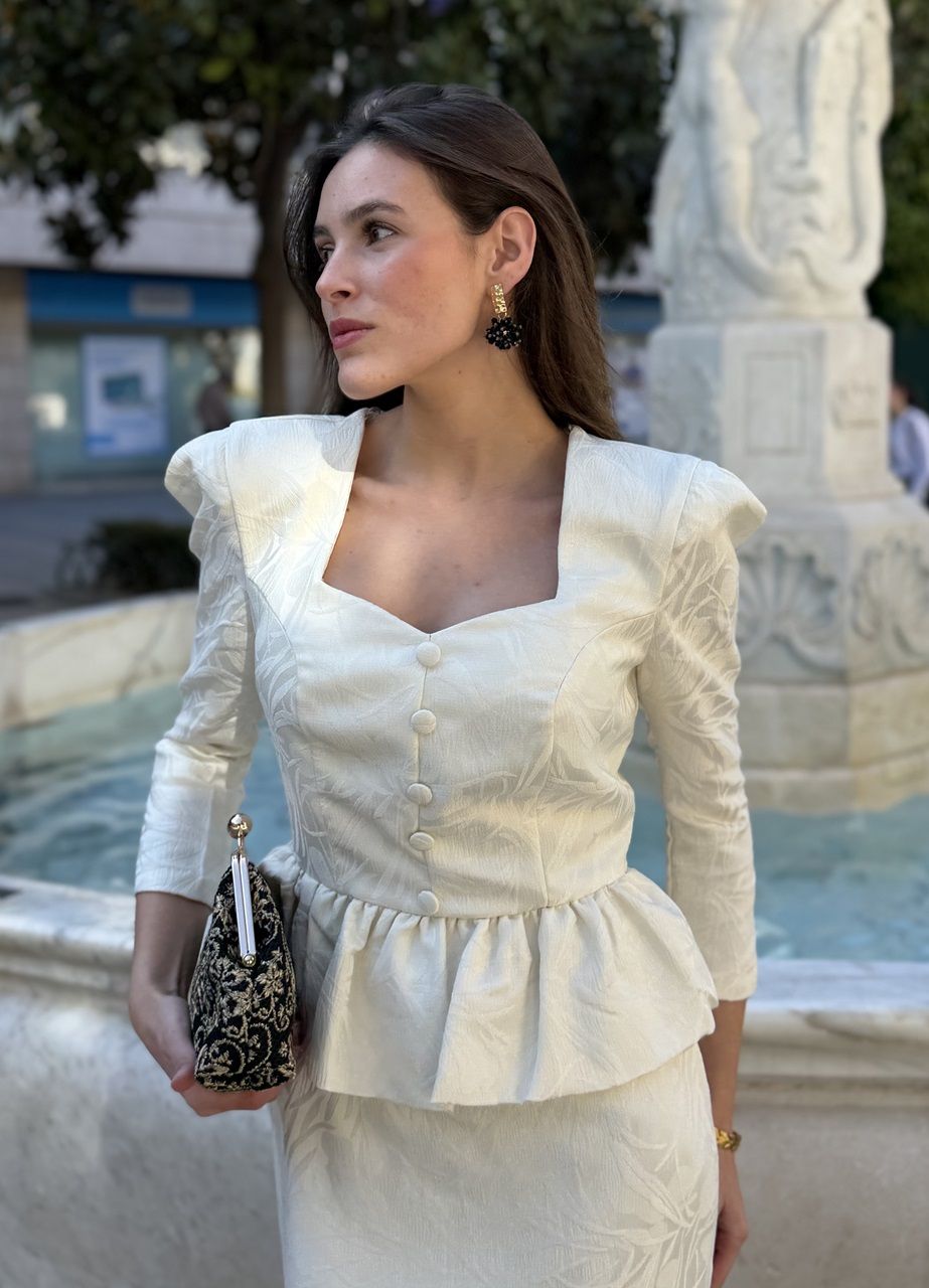 Vestido Baviera marfil - Imagen 3