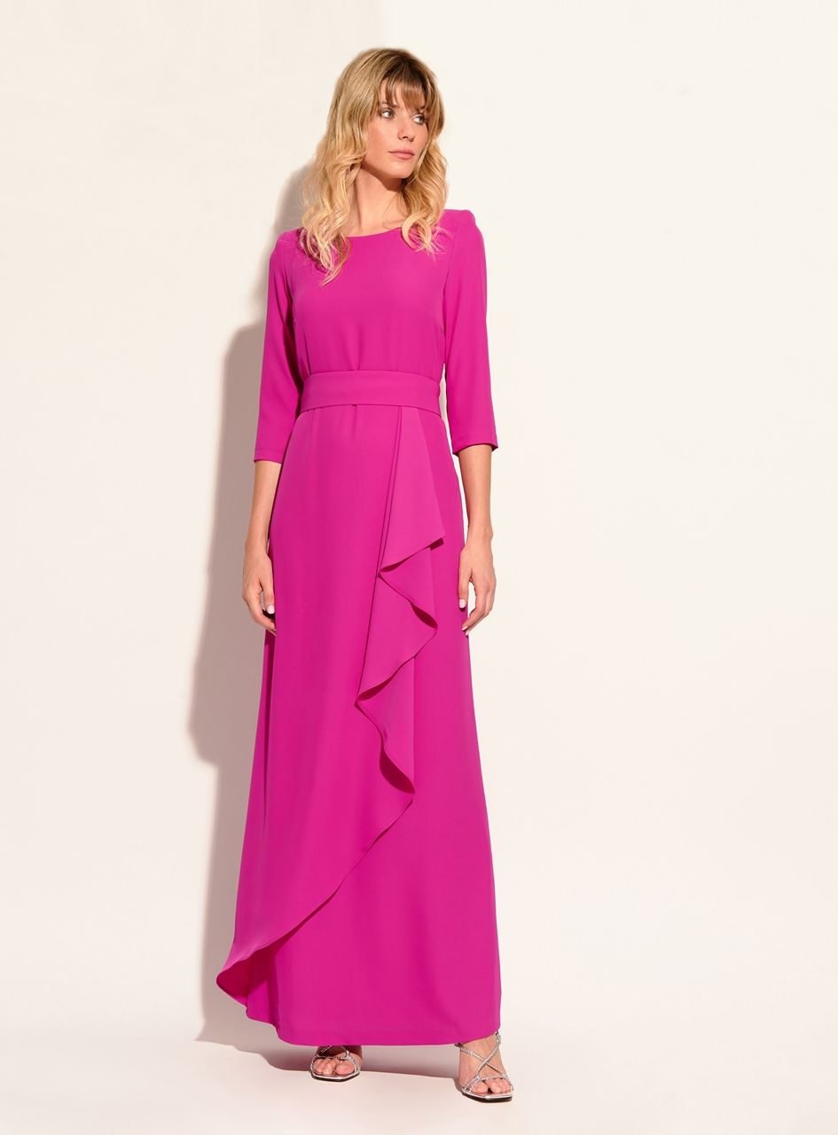 vestido largo para madrina de boda