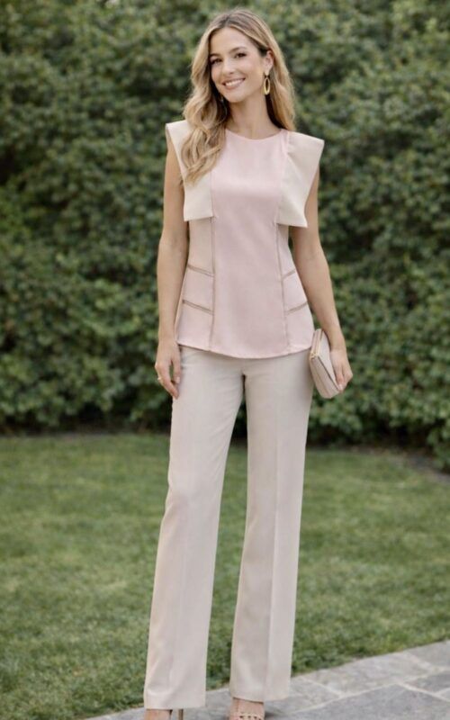 conjunto pantalón para invitada a eventos de verano