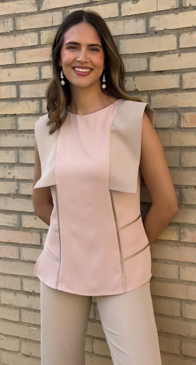 conjunto pantalón para invitada a comuniones y bautizos