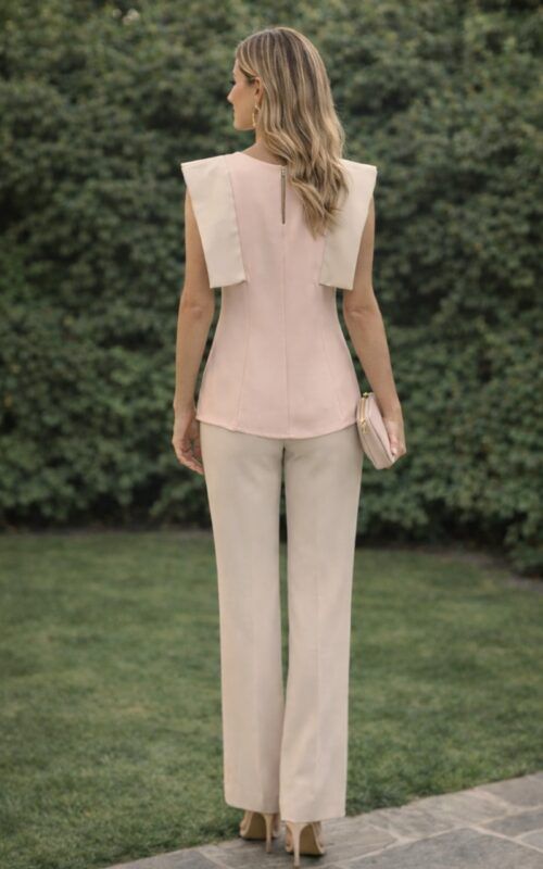conjunto pantalón elegante para invitadas a bodas y comuniones