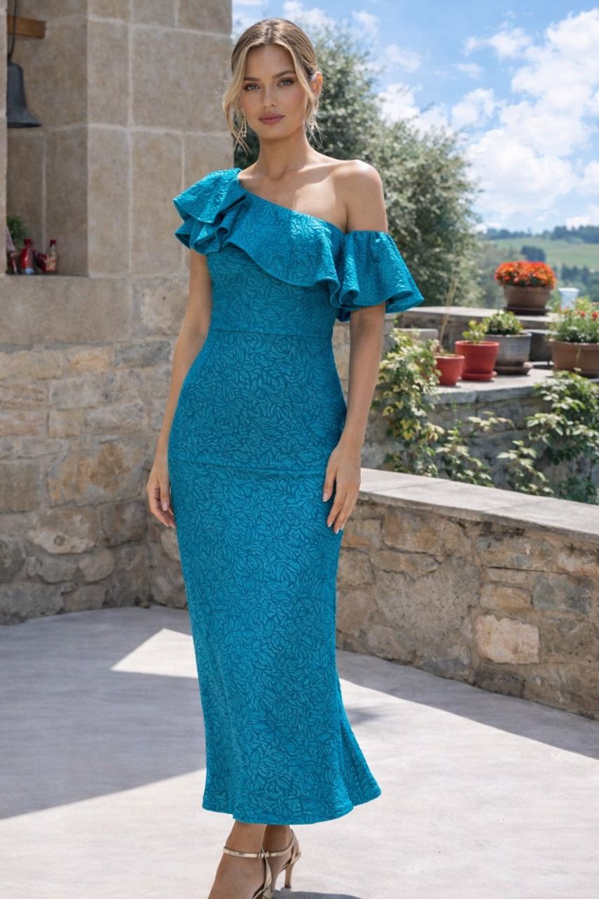 vestido para invitada de boda de mañana o tarde