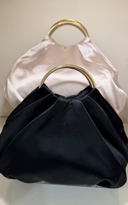Bolso de fiesta raso Aro - Imagen 3