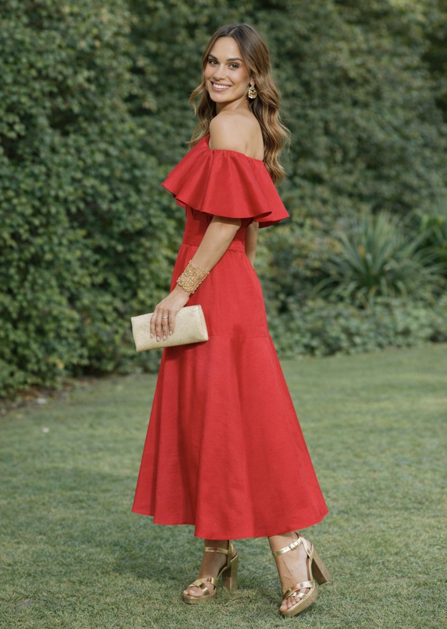 vestido-rojo-vuelo-volante-invitada-tuareg-modas