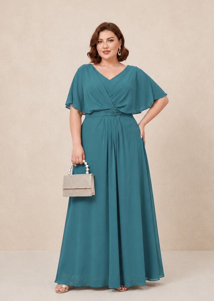vestido largo para invitada tallas grandes