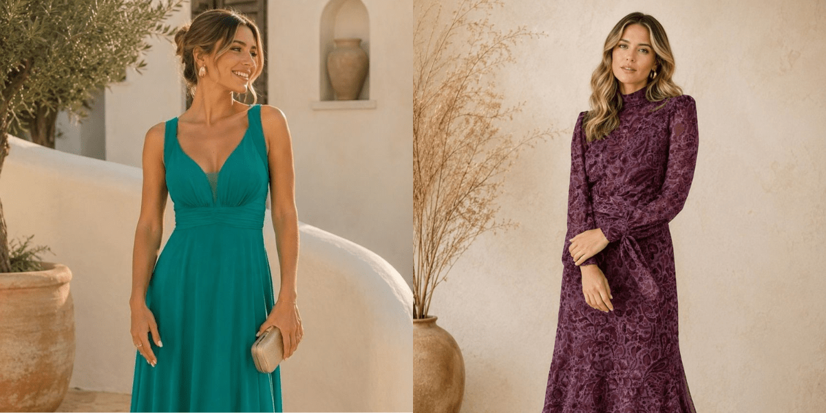 Vestido de gasa elegante